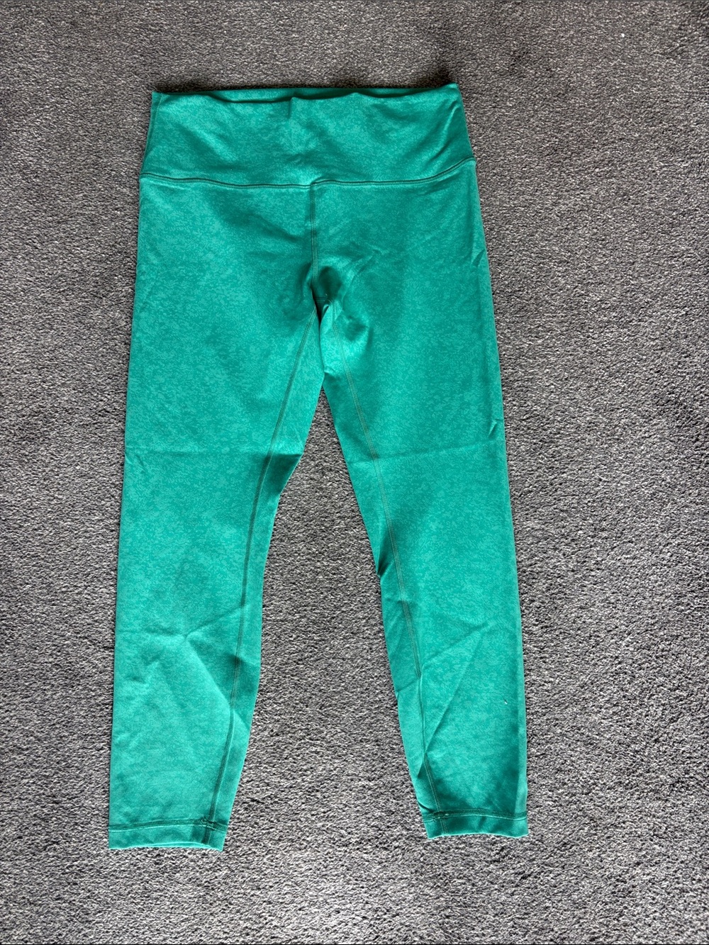 lululemon athletica Women’s Sz 12 Wundertrain  Teal Green Leggings